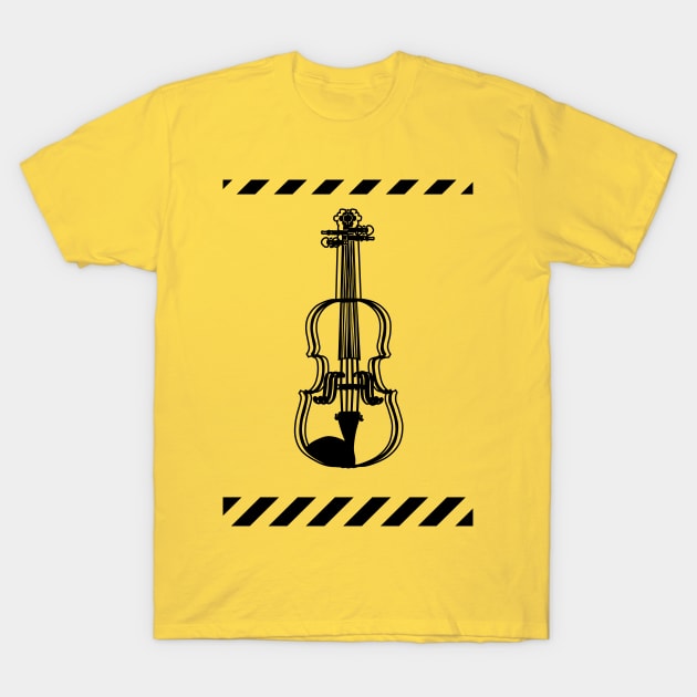 The Haçienda FAC51 Classical Violin T-Shirt by iamstuckonearth